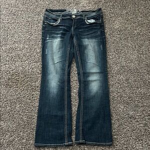 Hydraulic Dark Blue Boot Cut Jeans
